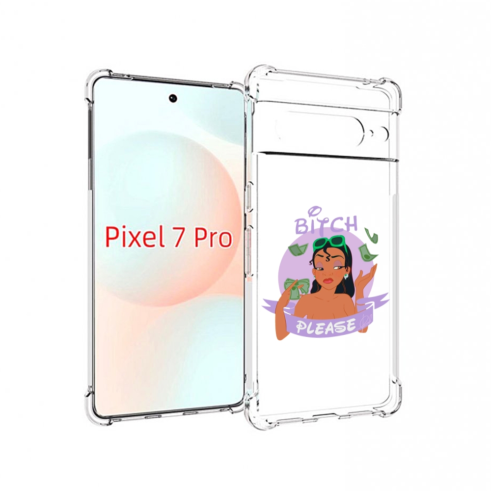 

Чехол Mypads Деньги-Пожалуйста Женский Для Google Pixel 7 Pro, Прозрачный, Tocco