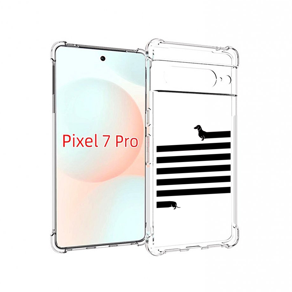 

Чехол Mypads Длинная-Такса Для Google Pixel 7 Pro, Прозрачный, Tocco
