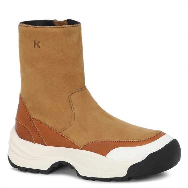 фото Женские ботинки kenzo kenzo work boot bt060 цв. светло-коричневый 37 eu