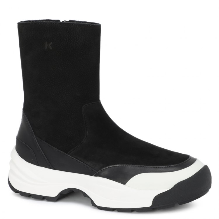 фото Мужские ботинки kenzo kenzo work mid top boots bt060 цв. черный 41 eu