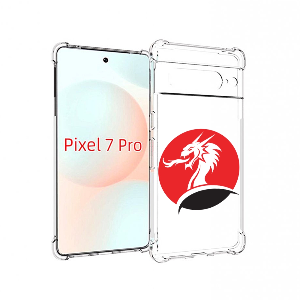 

Чехол Mypads Дракон-Рисунок Для Google Pixel 7 Pro, Прозрачный, Tocco