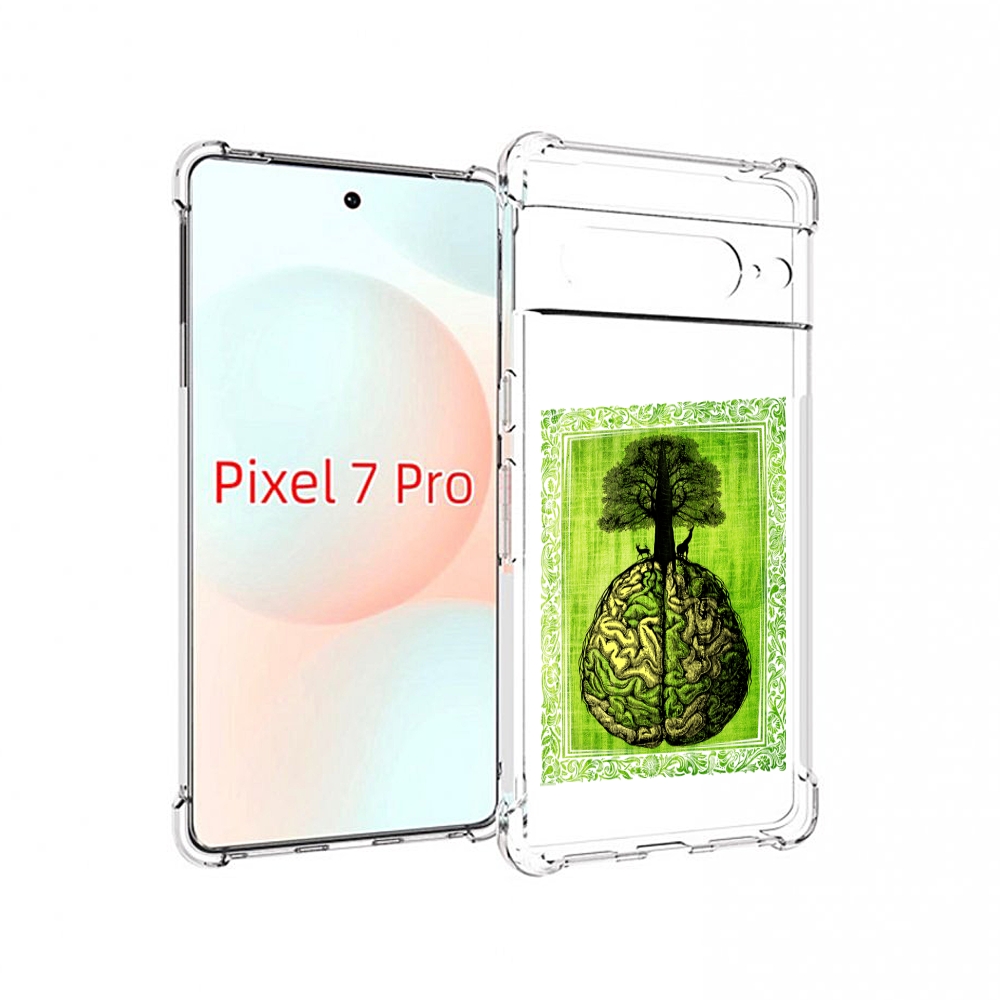 

Чехол Mypads Абстракция Здоровый Мозг Для Google Pixel 7 Pro, Прозрачный, Tocco
