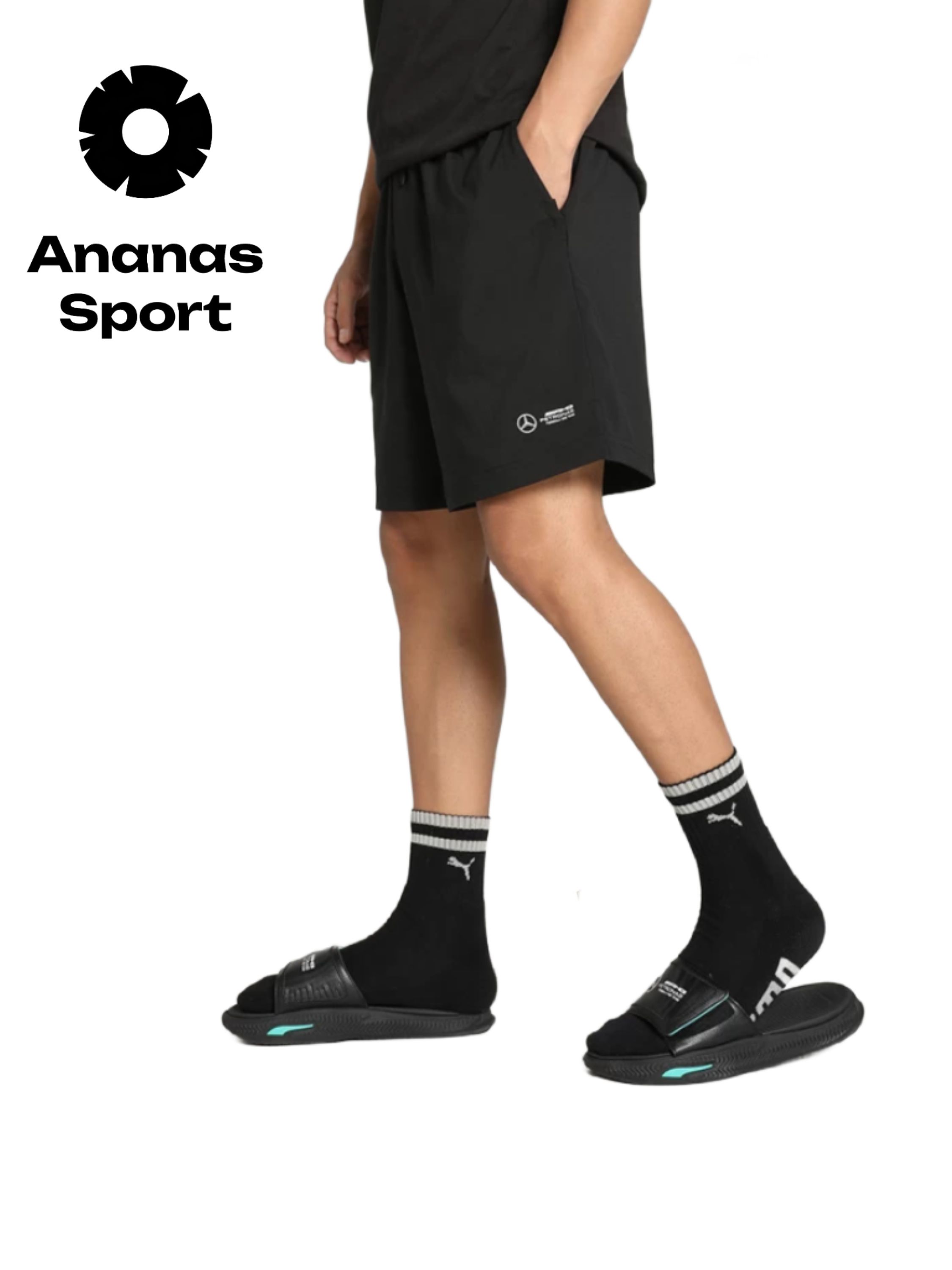

Шорты мужские PUMA 62515201 черные M, Черный, 62515201