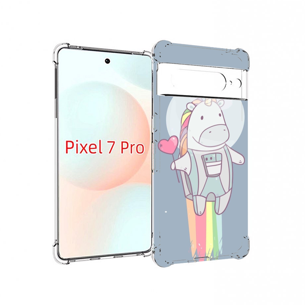 

Чехол Mypads Единорог Летит За Орбиту Для Google Pixel 7 Pro, Прозрачный, Tocco