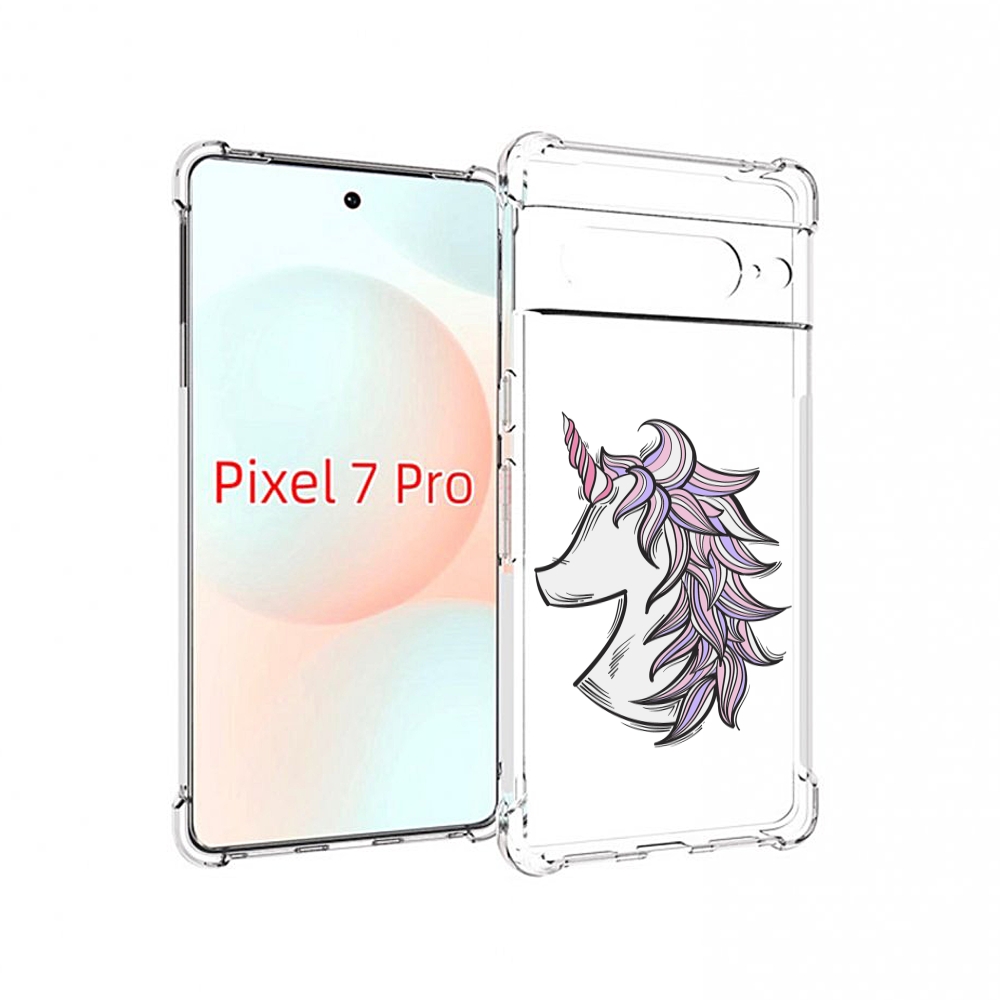 

Чехол Mypads Единорог-Рисунок Для Google Pixel 7 Pro, Прозрачный, Tocco