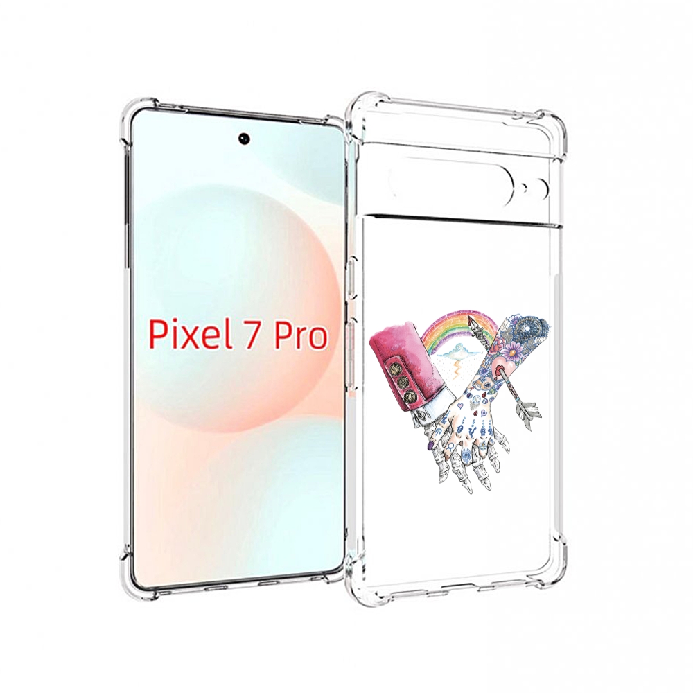 

Чехол Mypads Абстракция Руки В Татуировках Для Google Pixel 7 Pro, Прозрачный, Tocco