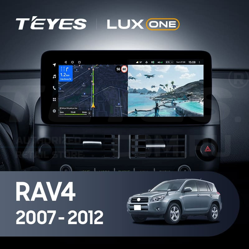 

Штатная магнитола Teyes LUX ONE 6/128 Toyota RAV4 XA30 (2007-2012), Lux One