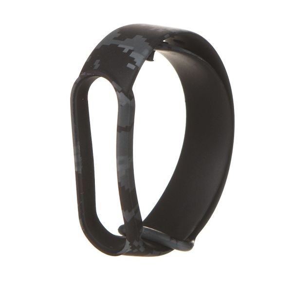 

Ремешок Red Line для Xiaomi Mi Band 5/Amazfit Band 5, лесной камуфляж, Черный;серый
