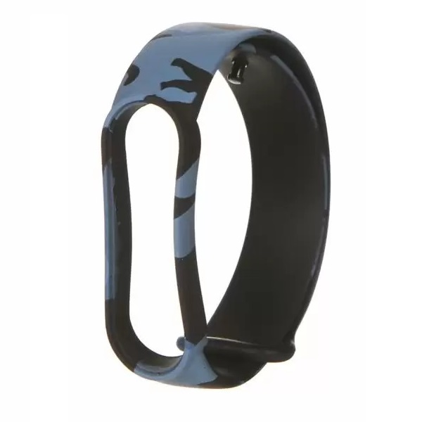 

Ремешок Red Line для Xiaomi Mi Band 5/Amazfit Band 5, морской камуфляж, Синий;черный