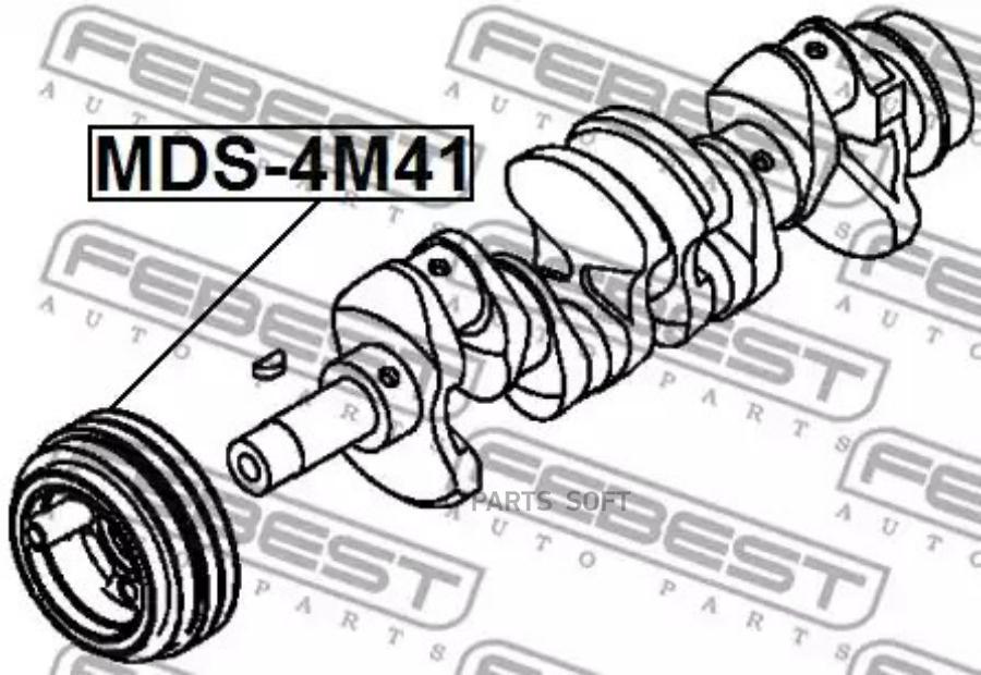 

FEBEST ШКИВ КОЛЕНВАЛА 4M41