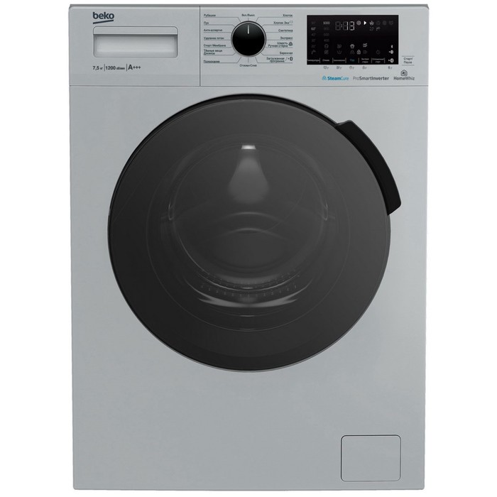 

Стиральная машина Beko WSPE7H616S серебристый, WSPE7H616S