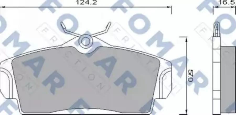 

Тормозные колодки FOMAR-FRICTION FO680781
