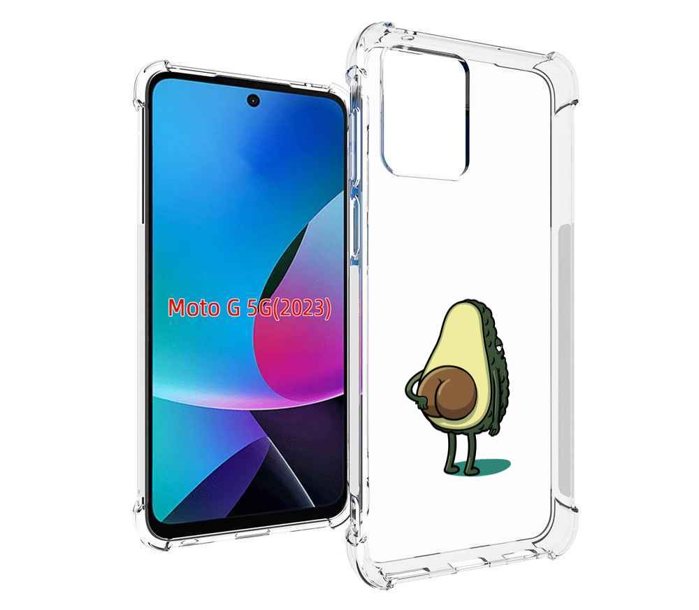 

Чехол MyPads смешной авокадо сзади для MOTO G 5G 2023, Tocco