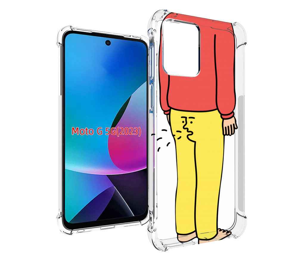 

Чехол MyPads смешной-мужчина для MOTO G 5G 2023, Tocco