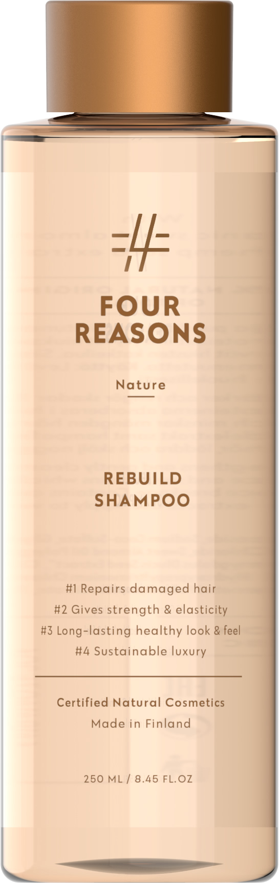 фото Восстанавливающий шампунь four reasons nature rebuild shampoo