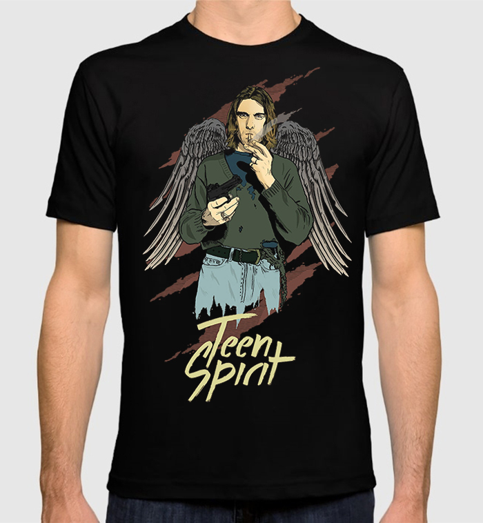 

Футболка мужская Dream Shirts Курт Кобейн 1000463222 черная M, Курт Кобейн 1000463222