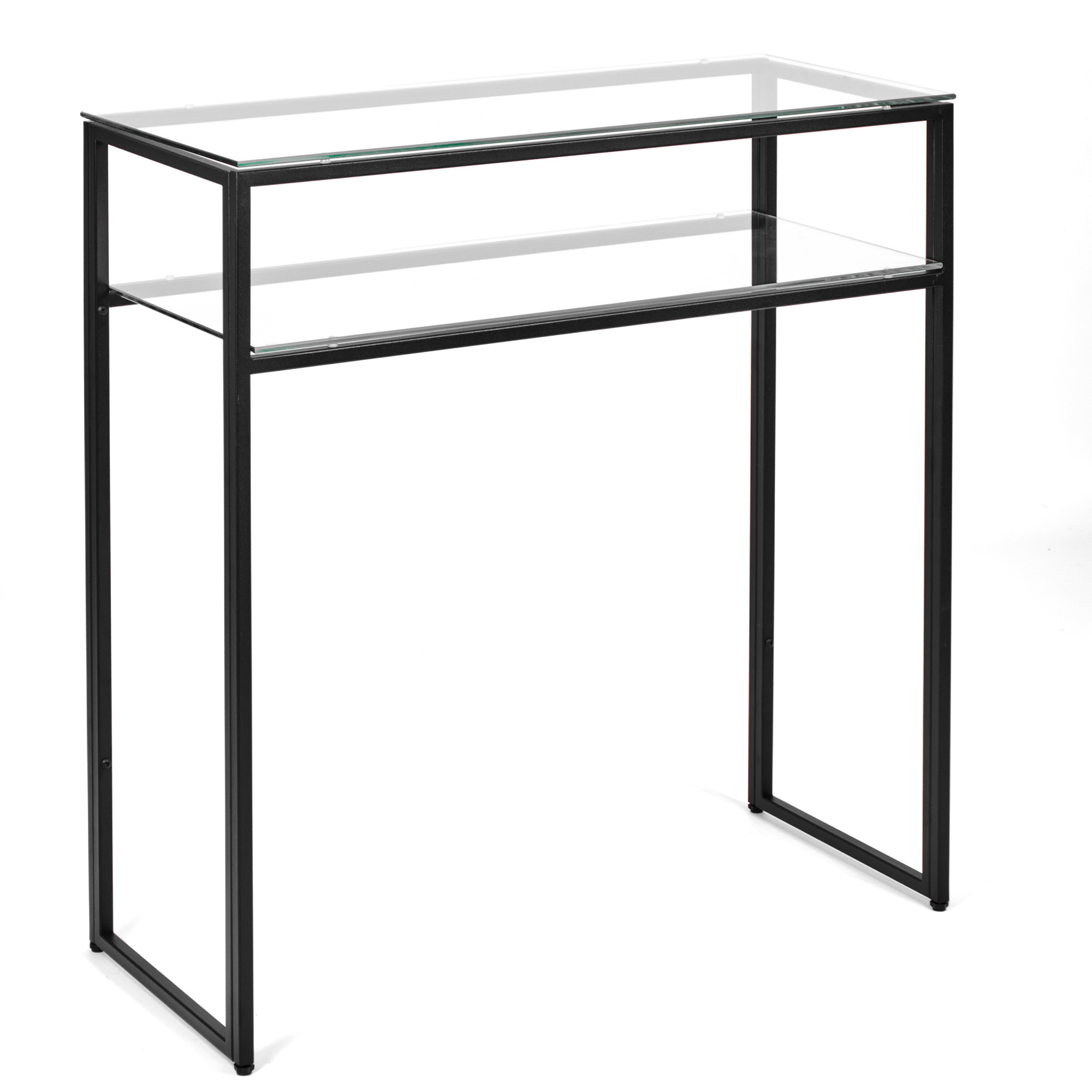 фото Консольный стол 1043-cb clear черный муар allconsoles 80x35x80