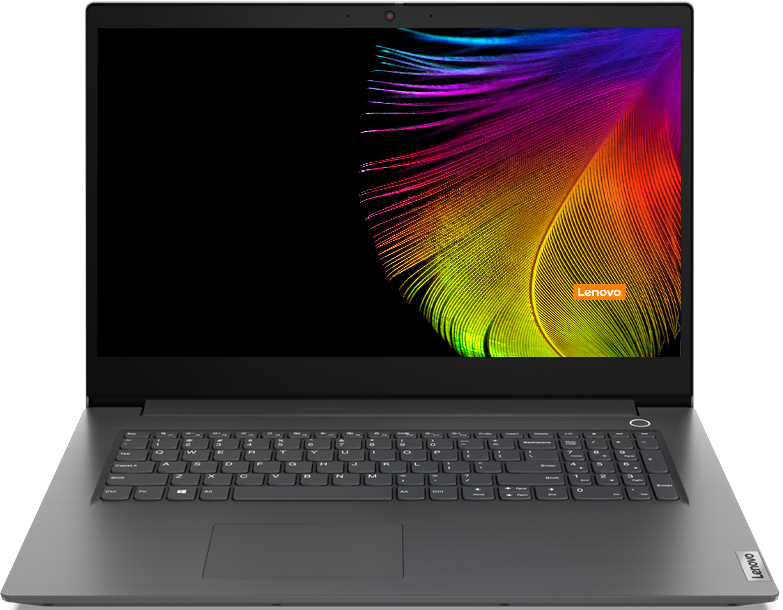 фото Ноутбук lenovo v17-iil gray (82gx0086ru)