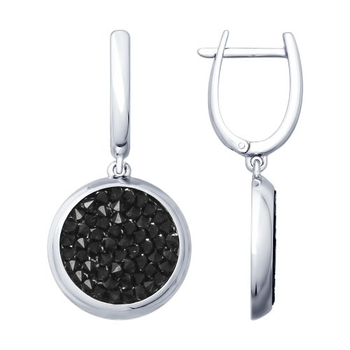 

Серьги из серебра со swarovski Яхонт Ювелирный 175625, 175625