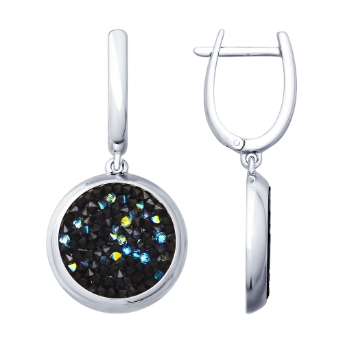 

Серьги из серебра со swarovski Яхонт Ювелирный 175626, 175626