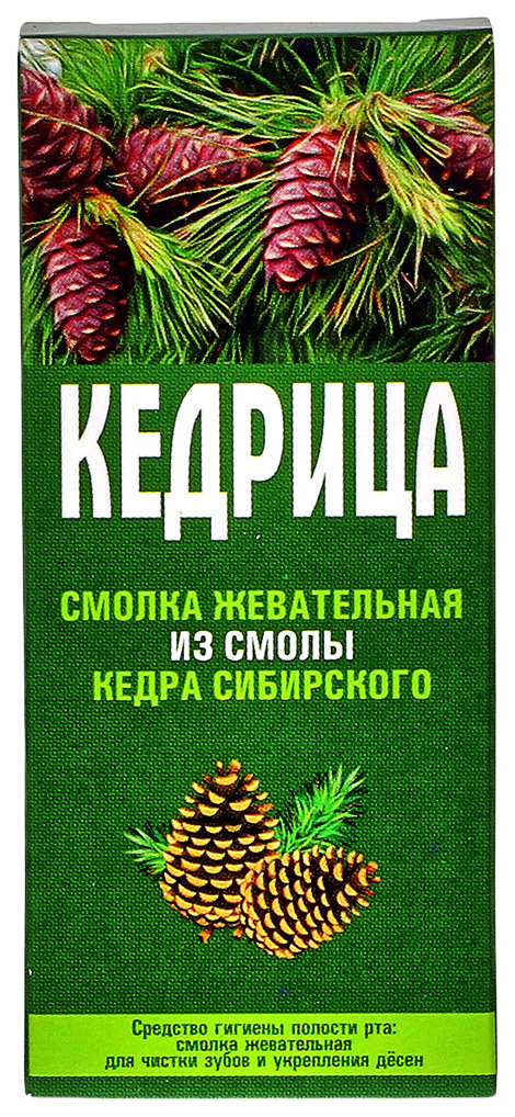 

Смолка кедровая Кедрица кедровая табл. 0,80 г 4 шт. в инд.уп. Алтайский нектар, Кедрица кедровая