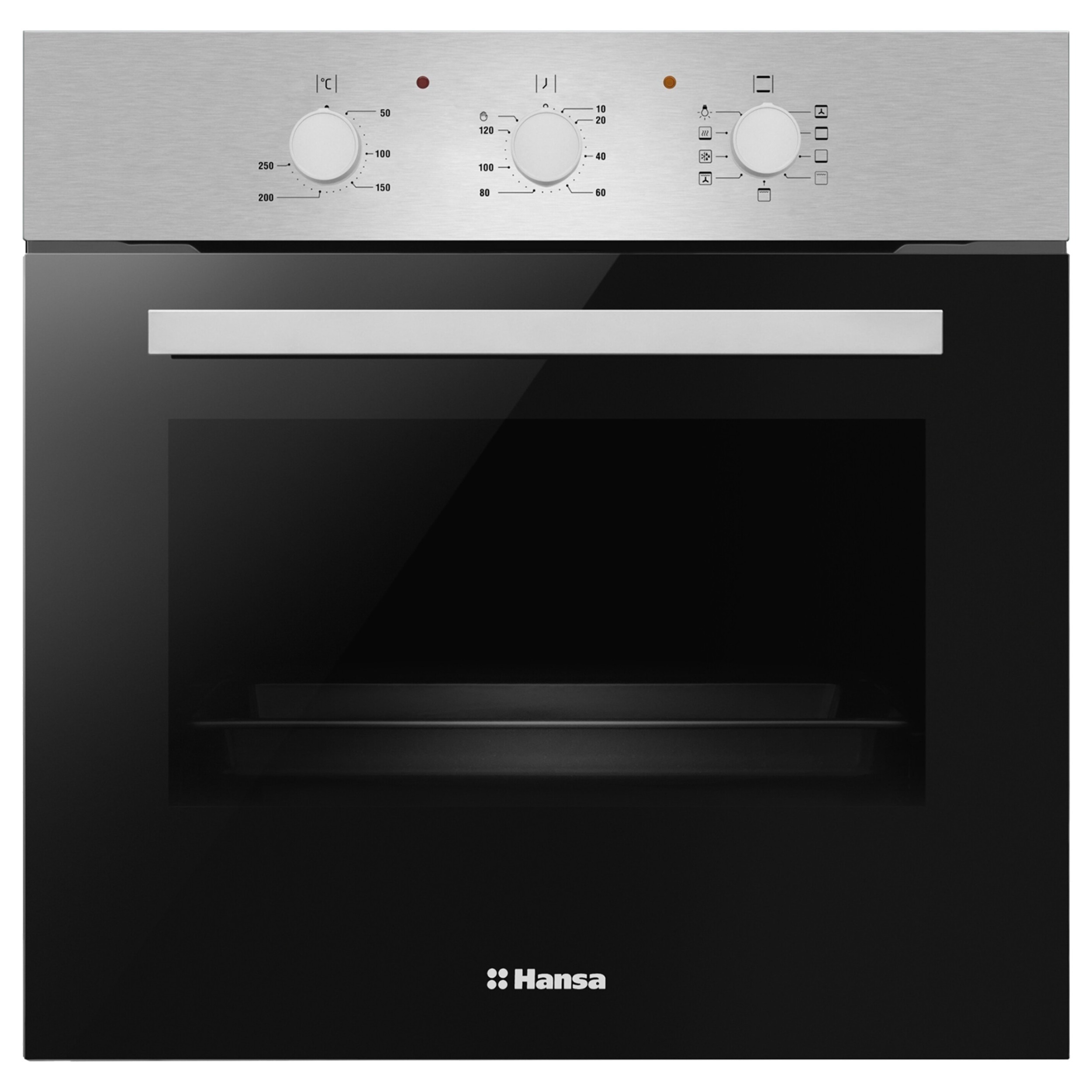 Встраиваемый электрический духовой шкаф Hansa BOEI68161 Silver винный шкаф caso winechef pro 40 silver