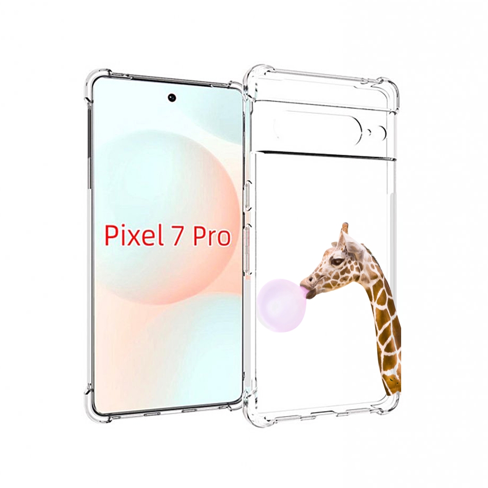 

Чехол Mypads Жираф-С-Жвачкой Для Google Pixel 7 Pro, Прозрачный, Tocco