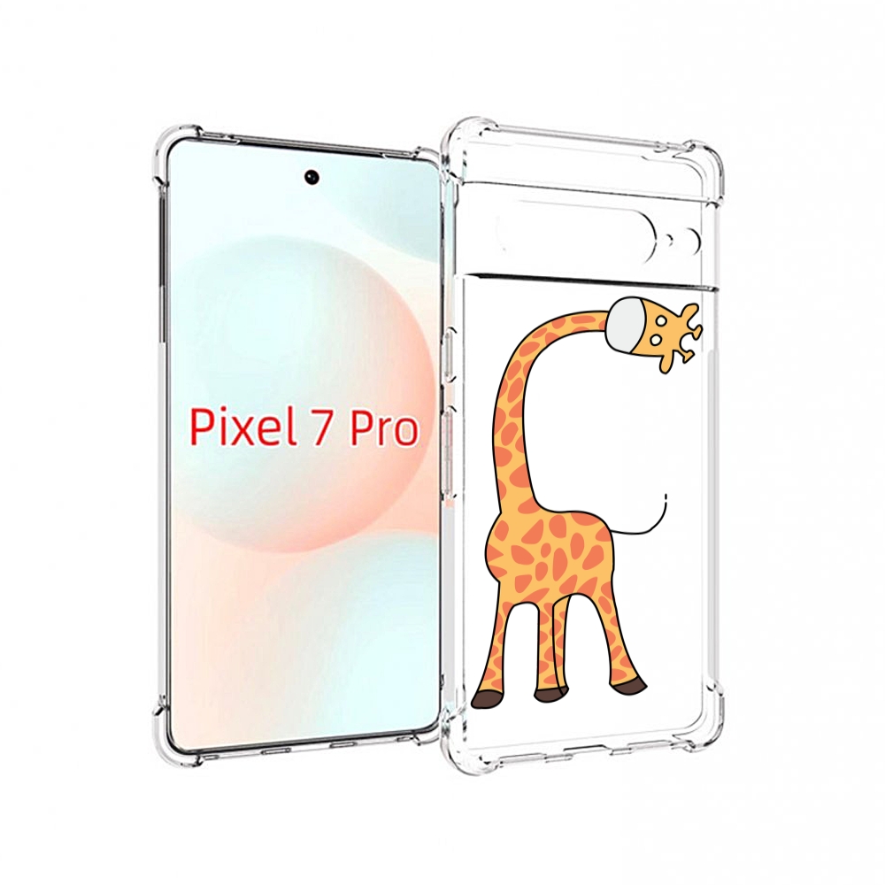 

Чехол Mypads Жирафик Детский Для Google Pixel 7 Pro, Прозрачный, Tocco