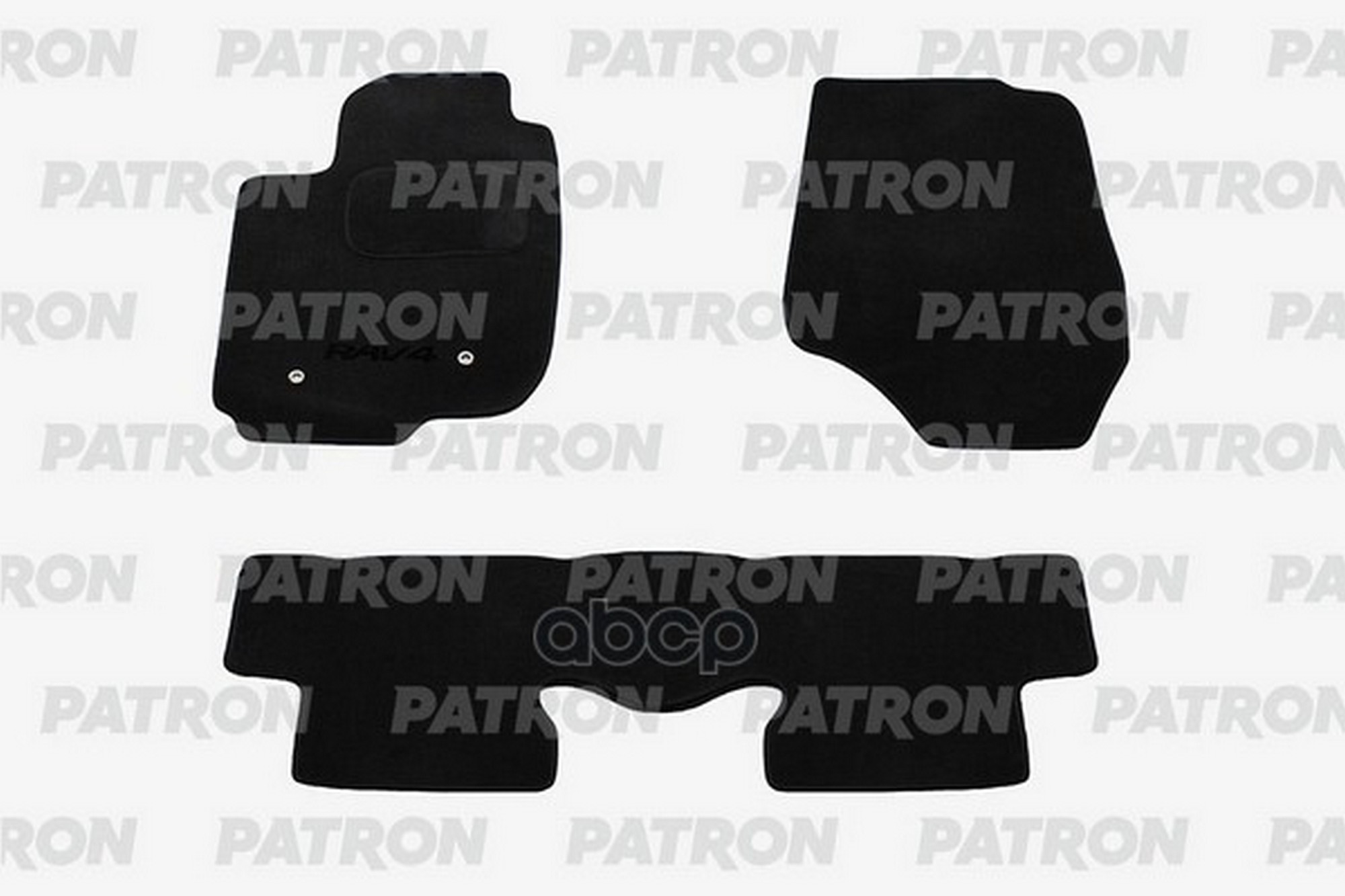 

Комплект Ковриков Текст.Toyota Rav 4 Iii 5дв. 2006-2013 2 Ряд Сплошной PATRON PCCTOY0055