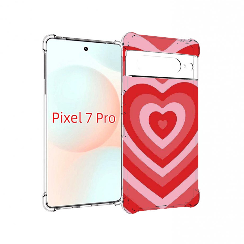 

Чехол Mypads Завораживающее Сердце Женский Для Google Pixel 7 Pro, Прозрачный, Tocco