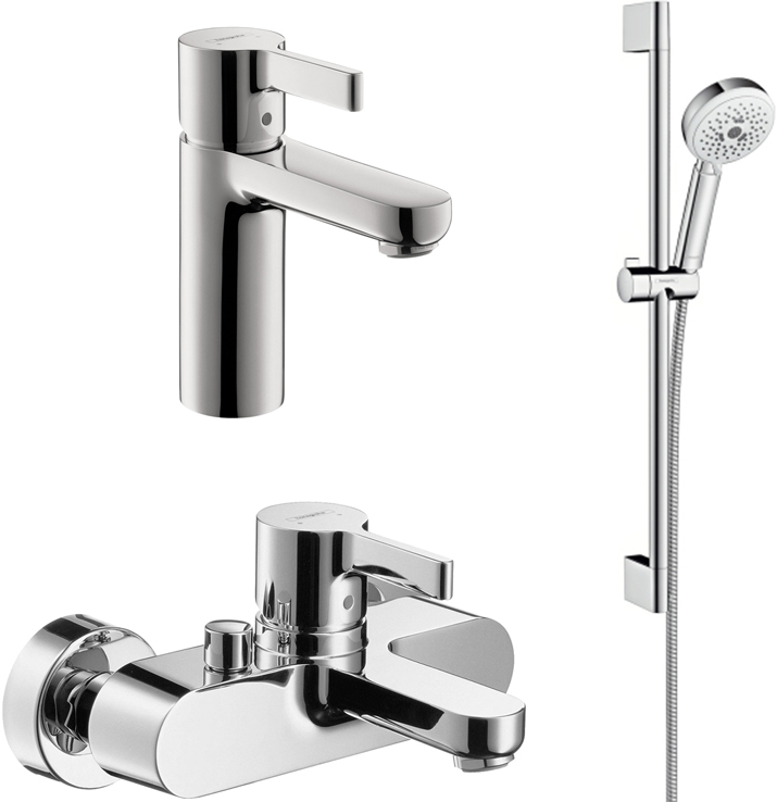 

Комплект для ванной Смеситель Hansgrohe Metris S 31460000 для ванны с душем + Смеситель Ha