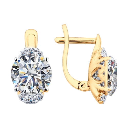 

Серьги из серебра со swarovski Яхонт Ювелирный 176128, 176128