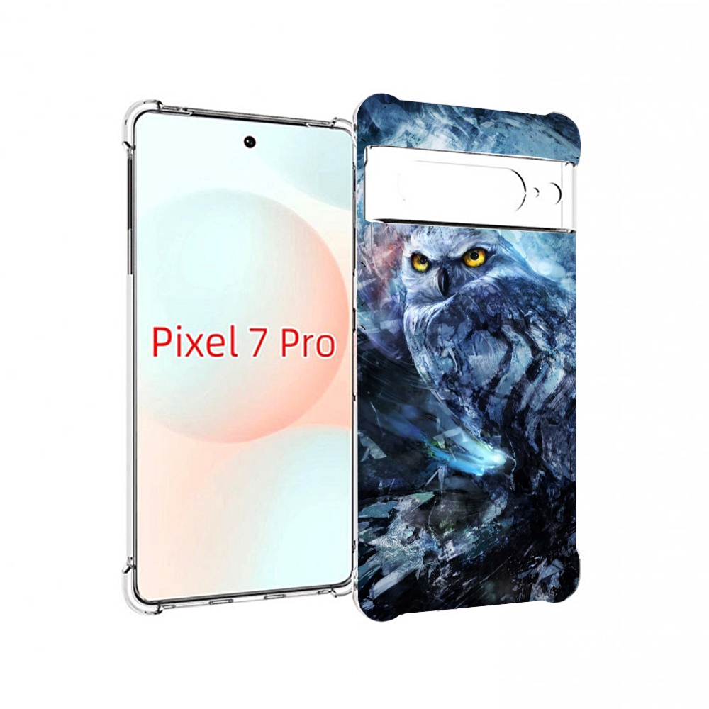 

Чехол Mypads Замороженная-Сова Для Google Pixel 7 Pro, Прозрачный, Tocco