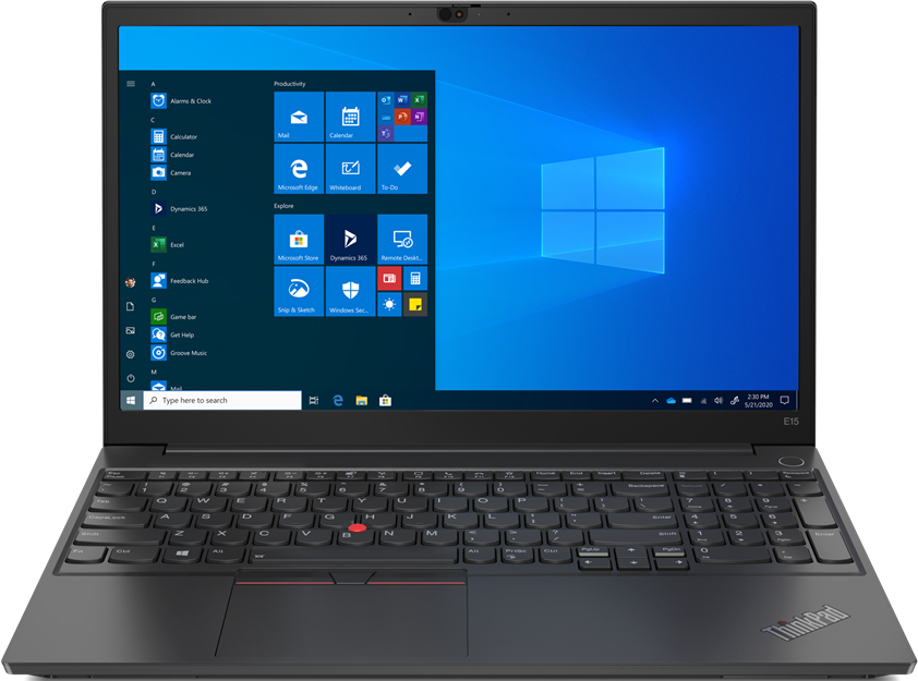 фото Ноутбук lenovo thinkpad e15 gen 2 black (20td0003rt)