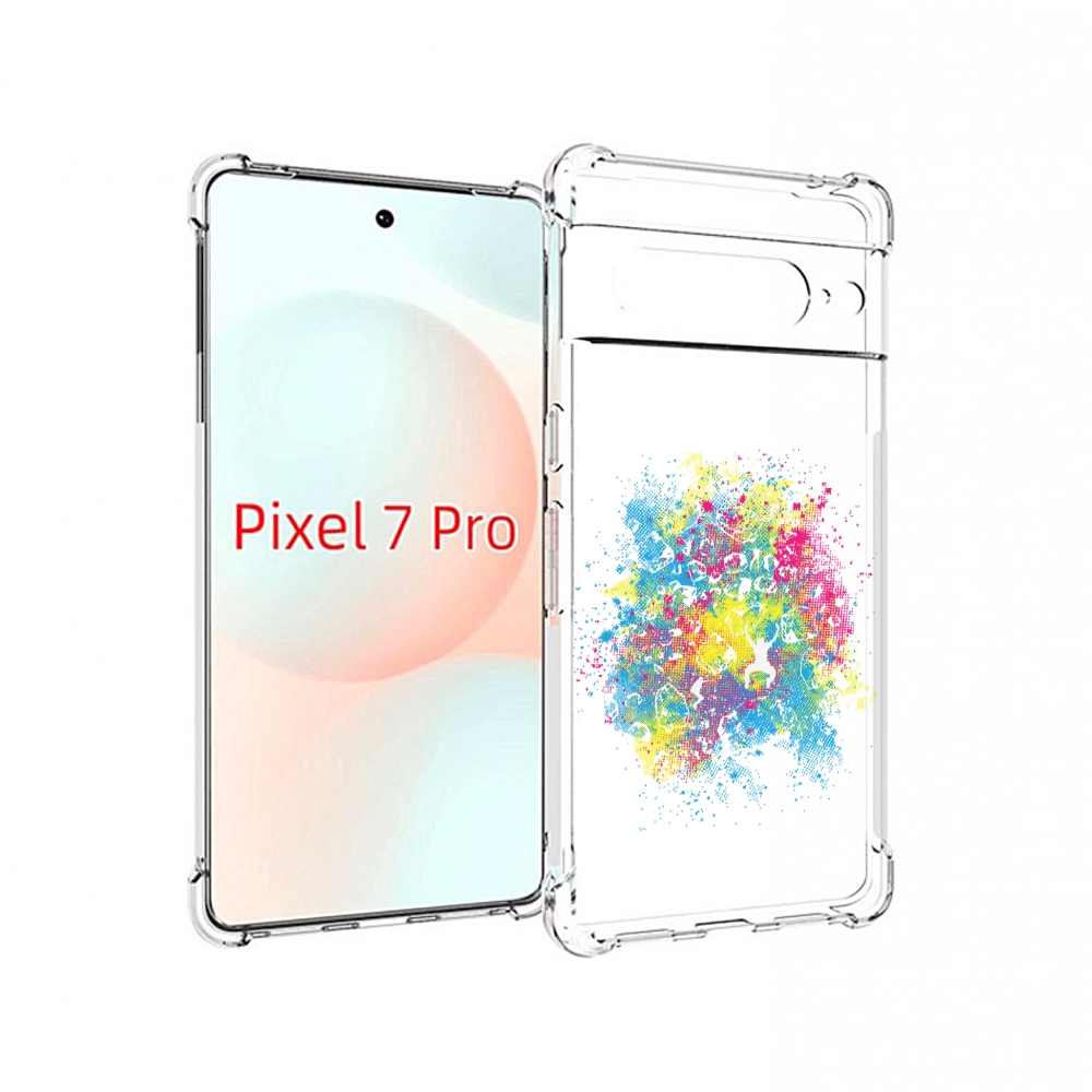 

Чехол Mypads Акварель Абстракция Для Google Pixel 7 Pro, Прозрачный, Tocco