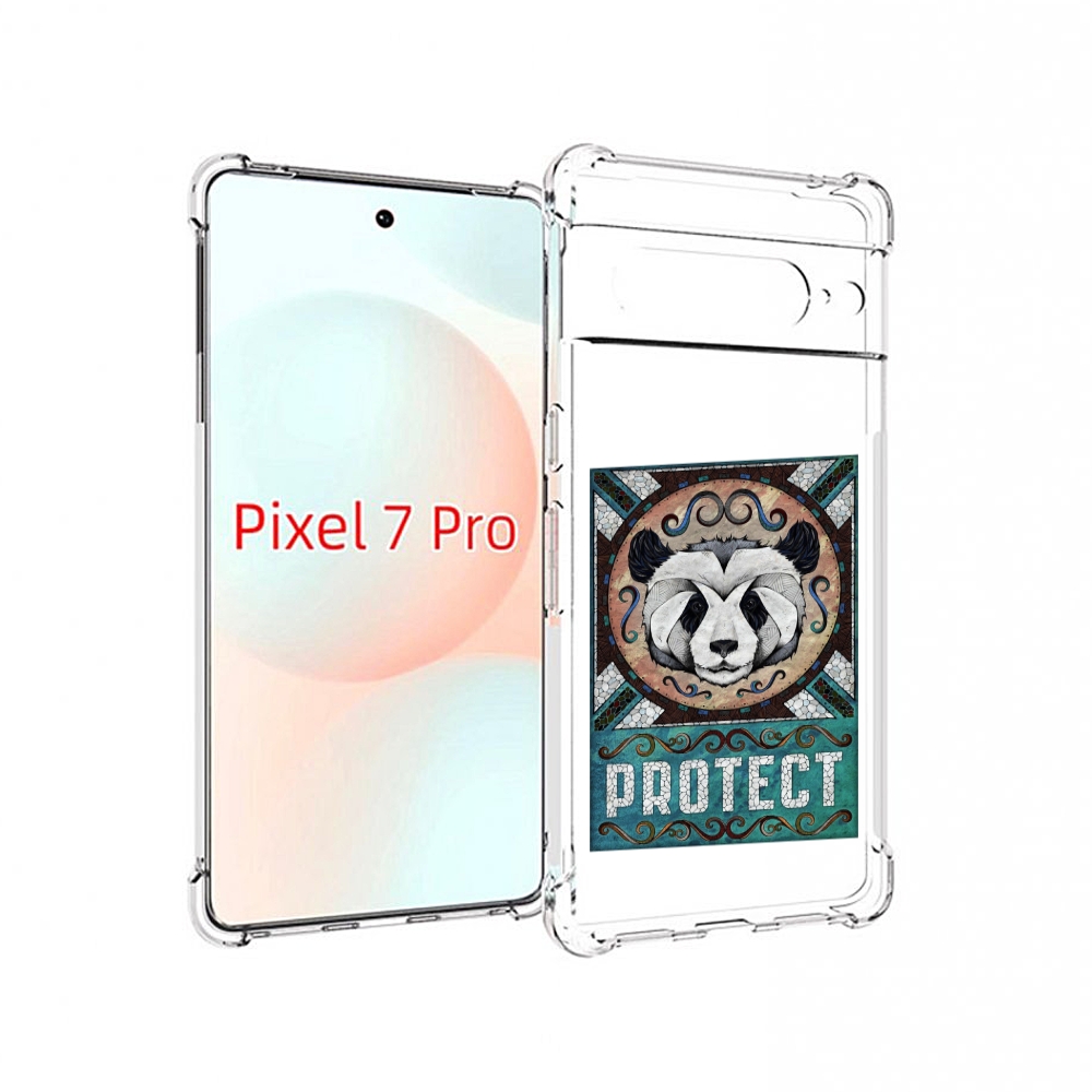 

Чехол Mypads Защита Панды Для Google Pixel 7 Pro, Прозрачный, Tocco