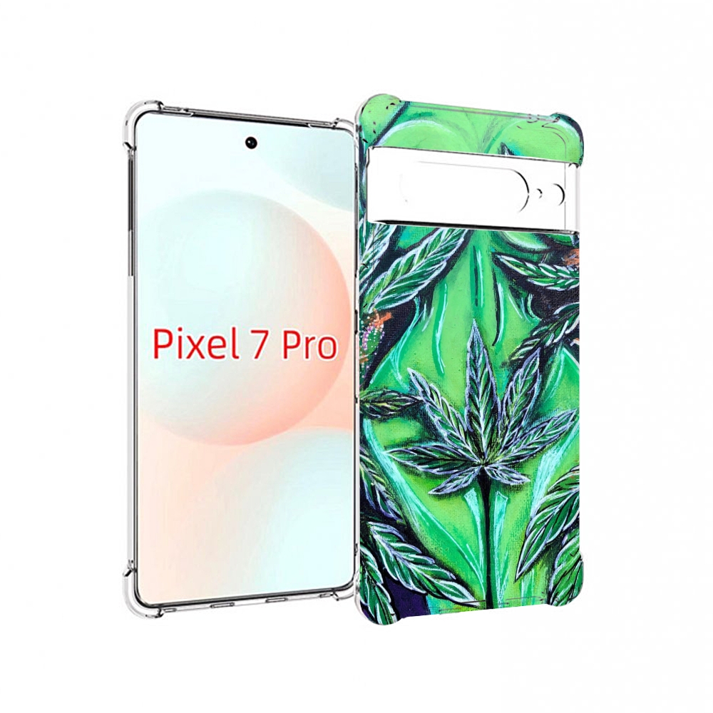 

Чехол Mypads Зеленая Девушка Для Google Pixel 7 Pro, Прозрачный, Tocco