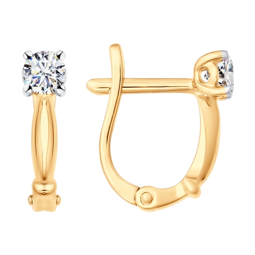 

Серьги из серебра ЯХОНТ Ювелирный 176950, Swarovski, 176950