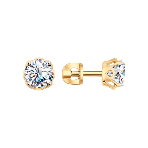 

Серьги-пусеты из серебра со swarovski Яхонт Ювелирный 177059, 177059