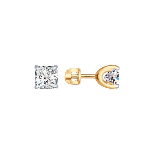 

Серьги-пусеты из серебра со swarovski Яхонт Ювелирный 177060, 177060