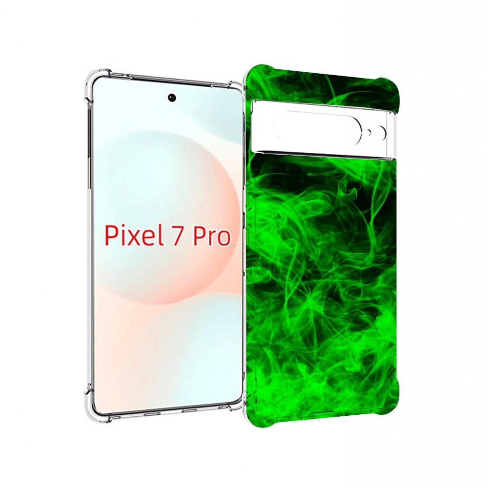

Чехол Mypads Зеленый-Дымок Для Google Pixel 7 Pro, Прозрачный, Tocco