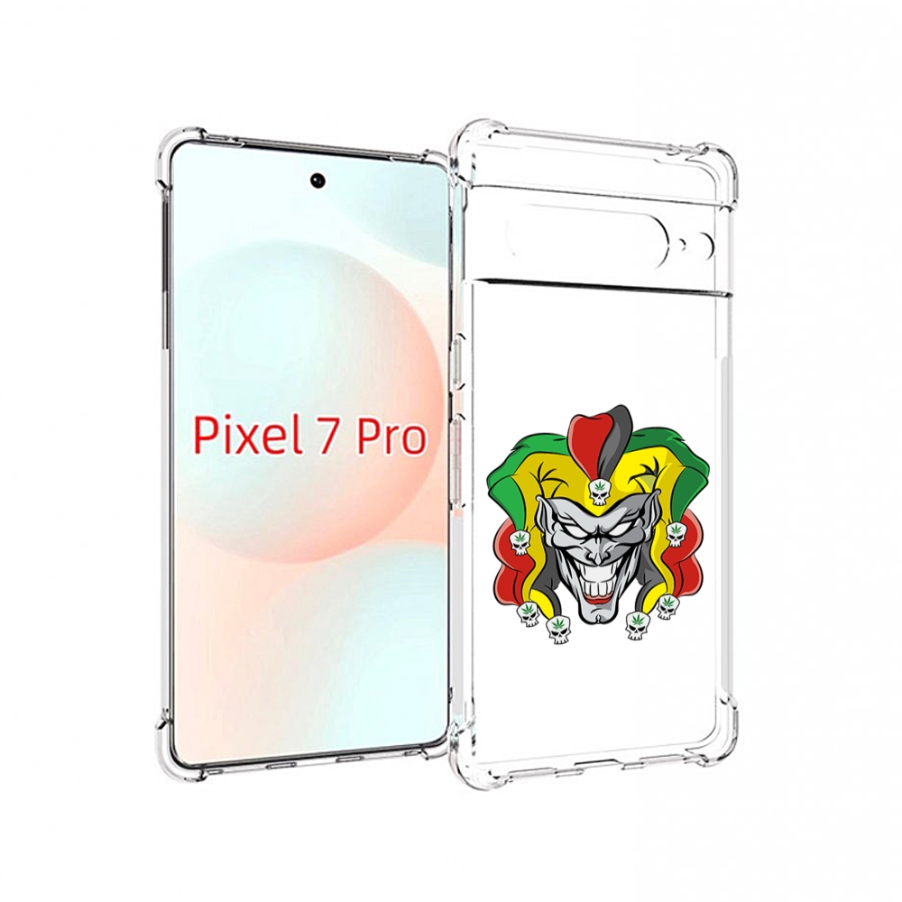 

Чехол Mypads Злодей-Клоун Для Google Pixel 7 Pro, Прозрачный, Tocco