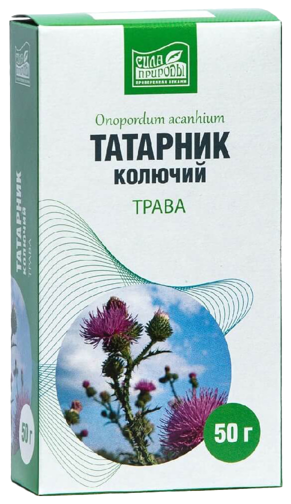 

Татарник трава 50 г Напитки Сила природы, Татарник трава