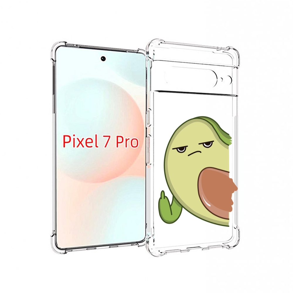 

Чехол Mypads Злой-Авокадо Для Google Pixel 7 Pro, Прозрачный, Tocco