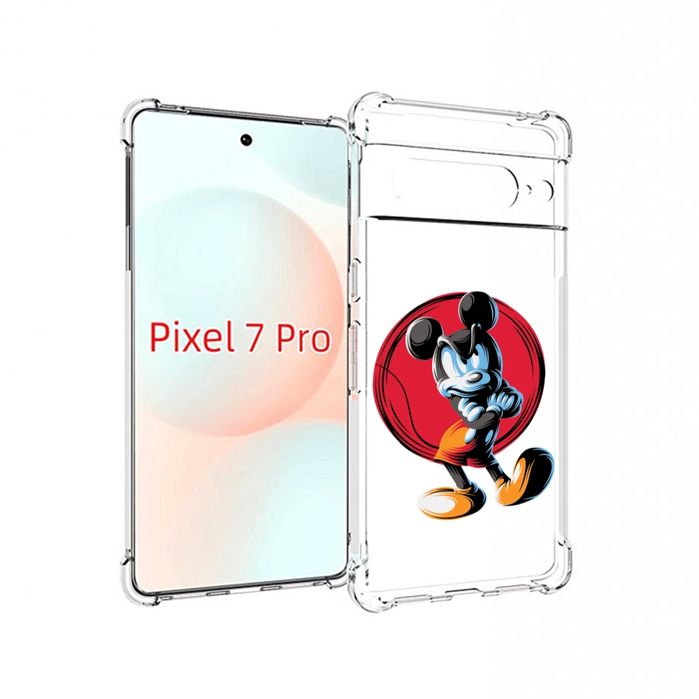 

Чехол Mypads Злой-Микки Для Google Pixel 7 Pro, Прозрачный, Tocco