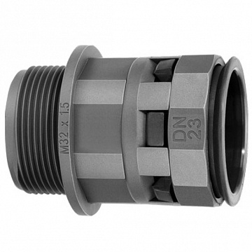 

Муфта труба-коробка DN 12мм М20х1,5, черная DKC PAM12M20N (1шт)