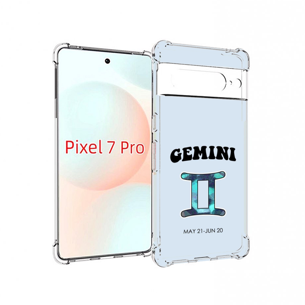 

Чехол Mypads Знак Зодиака Близнецы 1 Для Google Pixel 7 Pro, Прозрачный, Tocco