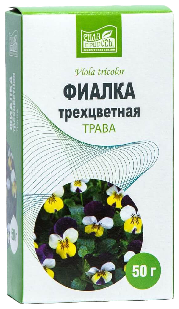 

Фиалка трава 50 г Напитки Сила природы, Фиалка трава