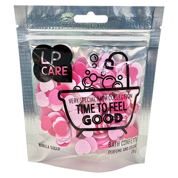 Конфетти для ванны LP CARE Сердце 20 г наполнитель для шара мелкое конфетти бумажное 50 г розовый