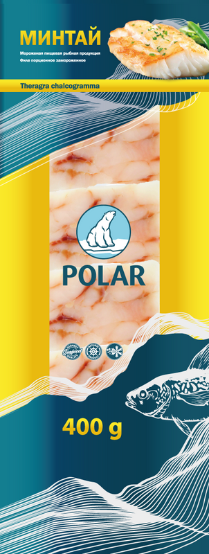 

Минтай Polar филе порционное, замороженный, 400 г